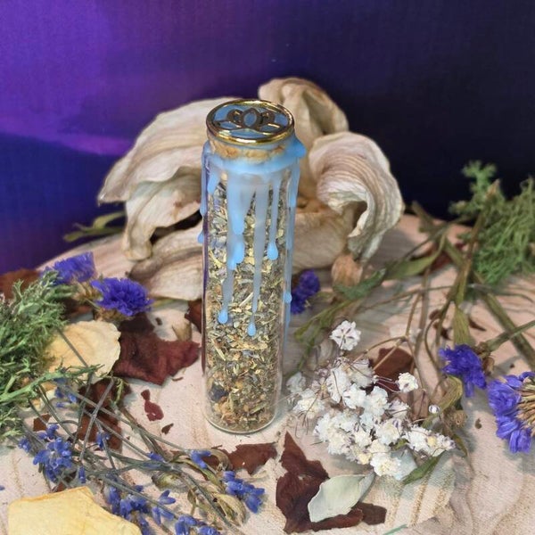 Releasing Herbs Spell Bottle
