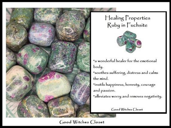 Ruby in Fuchsite with Kyanite