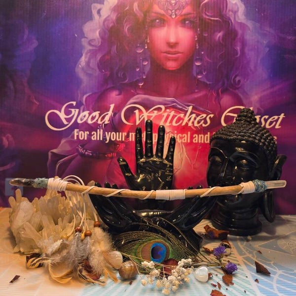 Clear/Smoky Quartz Rowen Wand