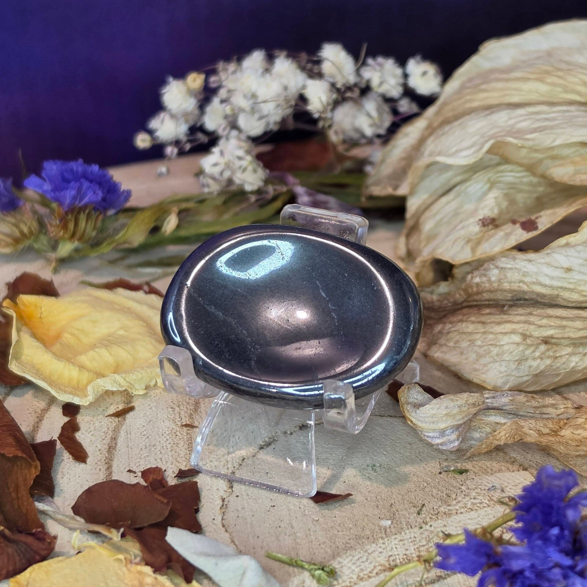 Hematite Worry Stone