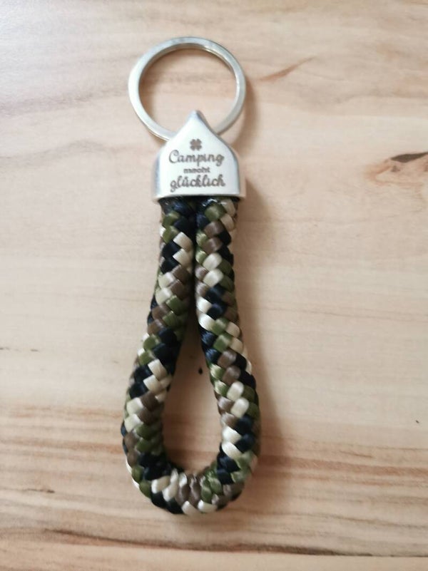 Schlüsselanhänger (Camping macht glücklich)