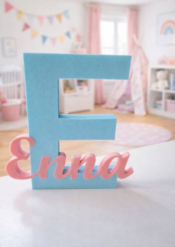 personalisierter 3D Buchstabe mit Name