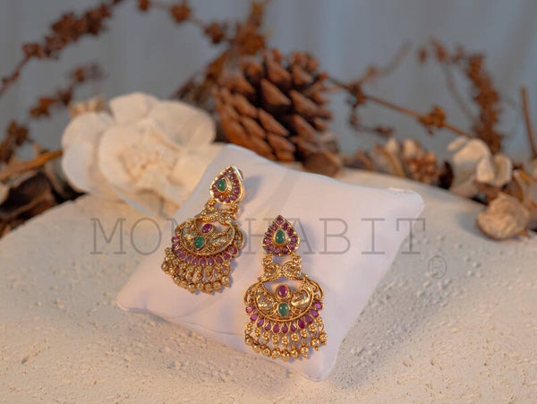 BOUCLE D'OREILLE CHAND ANTIQUE
