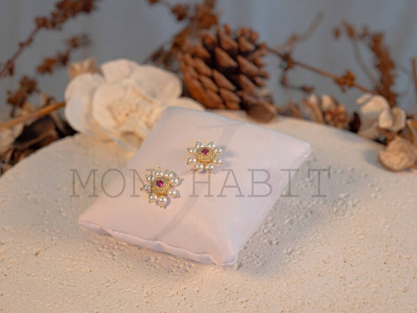 PLATEAUX ANTIQUE (BOUCLE D'OREILLE)