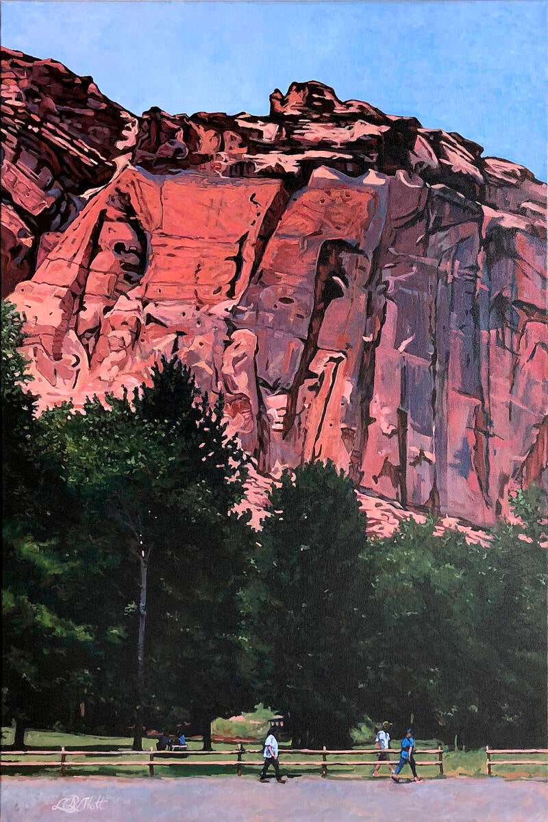 Fruita-cliffs-Oil on Canvas, 24” x 36”, $900 