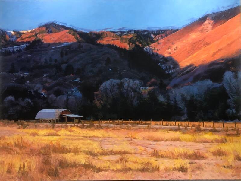 Covered Bridge Road Mt-36"X48" SOLD