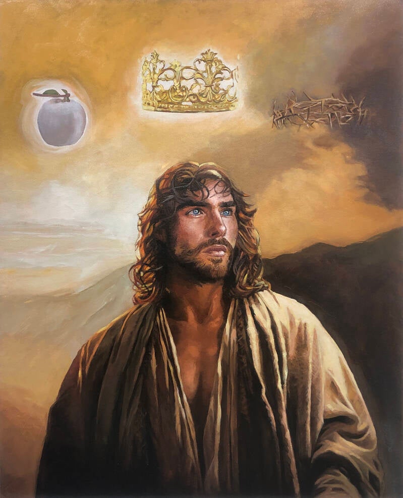 Jesus Grew In Wisdom And Stature-18"X23"- $700