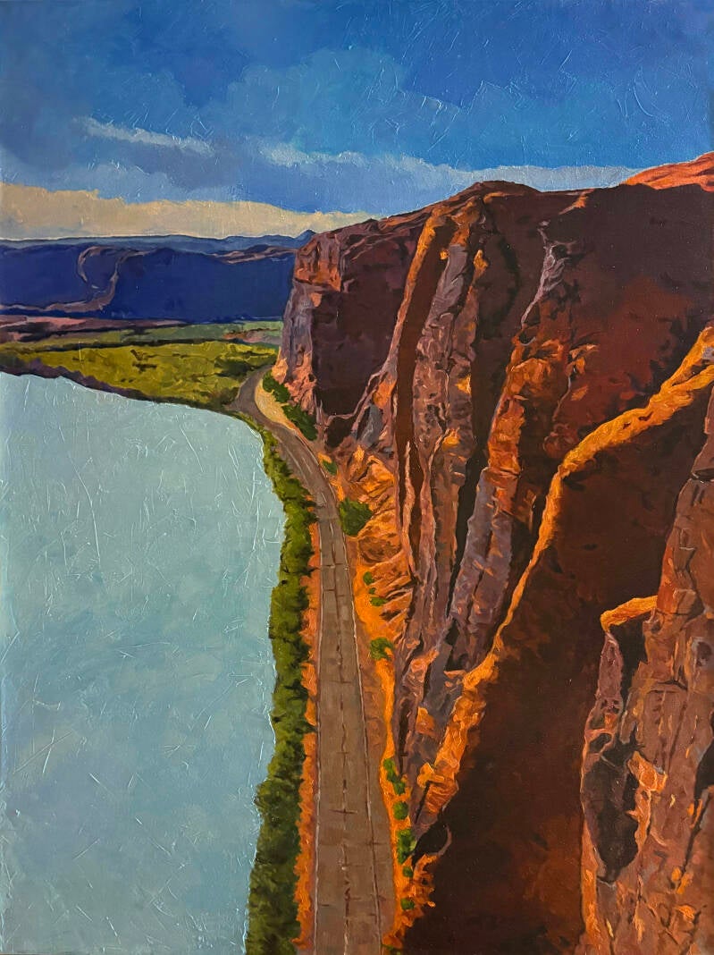 Potash-Road-36"X48"-$1700
