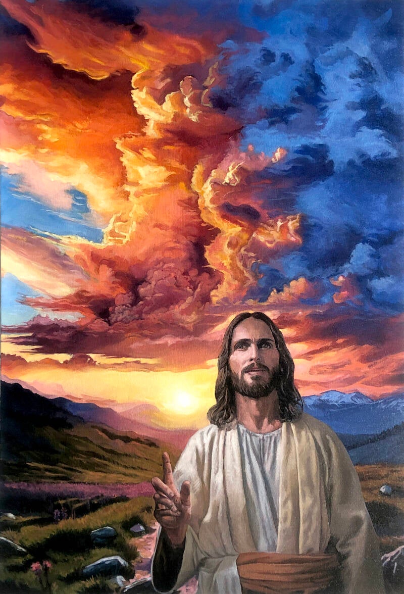 Think Celestial-Oil On Canvas-24"X36"- $800