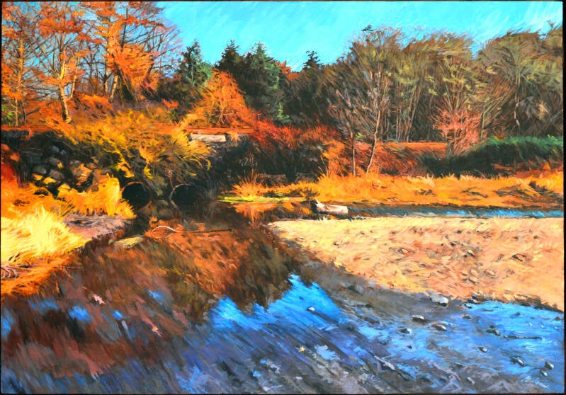 Washington Coast-Oil On Hardwood, 24”x 30”- $700