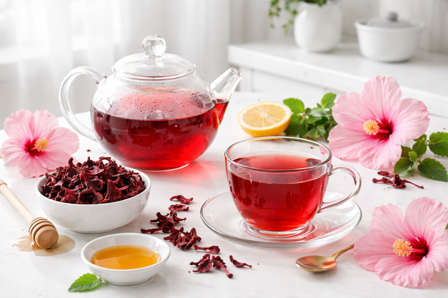 Fleurs d'hibiscus