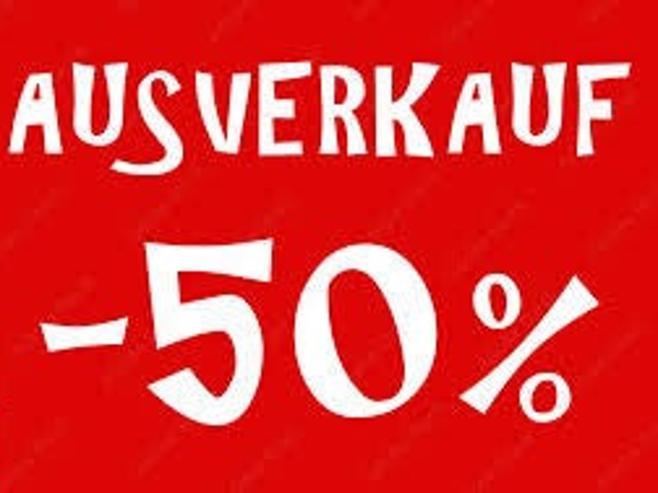 Live Ausverkauf 50%