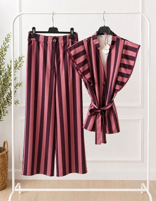 TRAJE CHAQUETA RAYAS