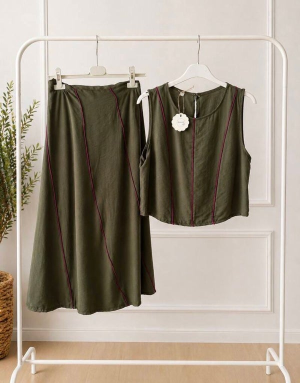 CONJUNTO VERDE OLIVA