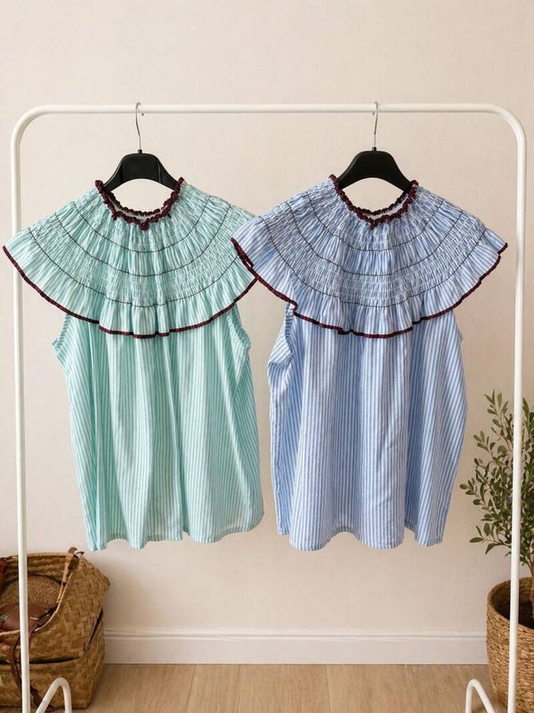 Camiseta Rayas Cuello