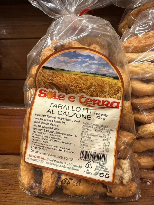 Tarallotti al calzone
