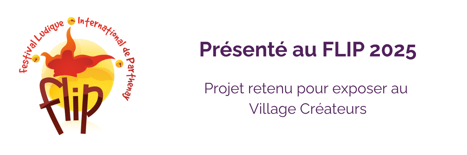 Jeu Ki ? Sous l'écorce sélectionné au Festival Ludique International de Parthenay FLIP 2025 — Village Créateurs
