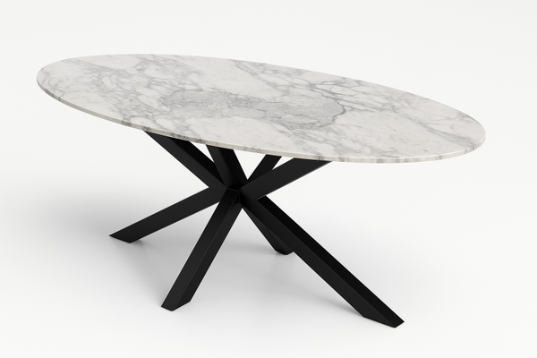 Arabescato Vagli - Ovaal | 200x90cm