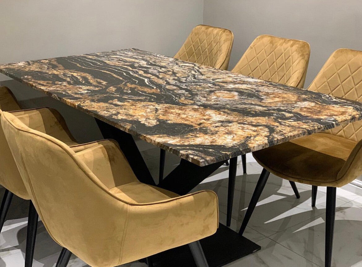 Cosmic Gold - Rechthoek | 220x100cm