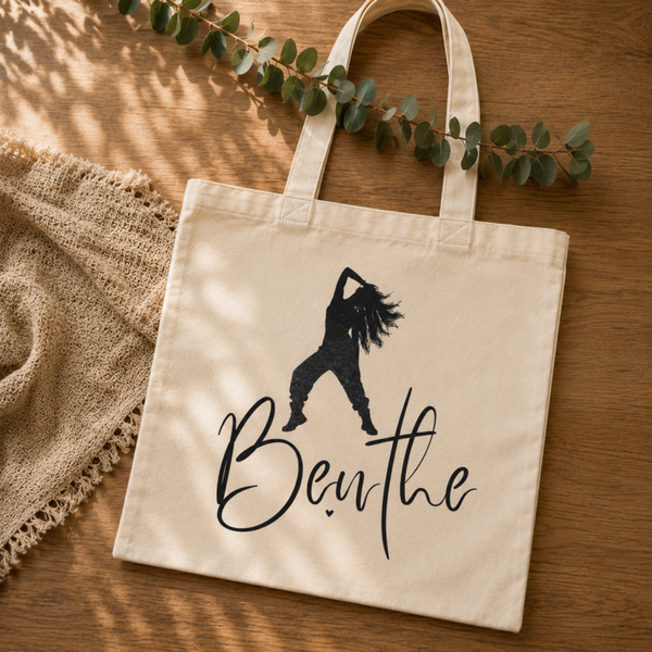 Gepersonaliseerde canvas totebag