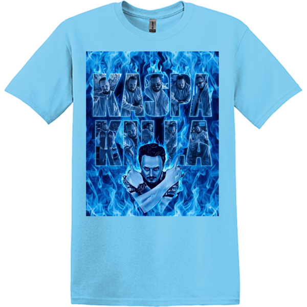 Kaspa Killa - Collage Tee - Nocturnal Fire ( Nocturnal Fire Blue)