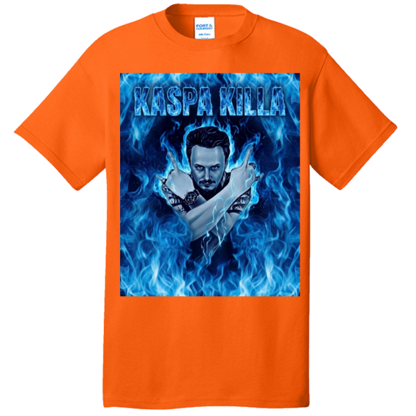 Kaspa Killa Blue Nocturnal Fire Tee (Orange)