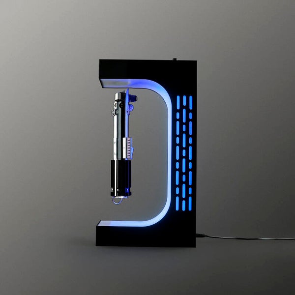 Anti gravity lightsaber stand