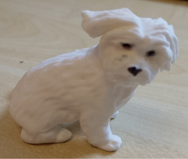 Deko - Hundefigur mit Struktur