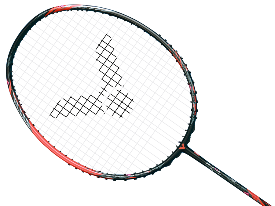 Victor Thruster Ryuga Metallic C Badminton Racket 3U Black/Red
