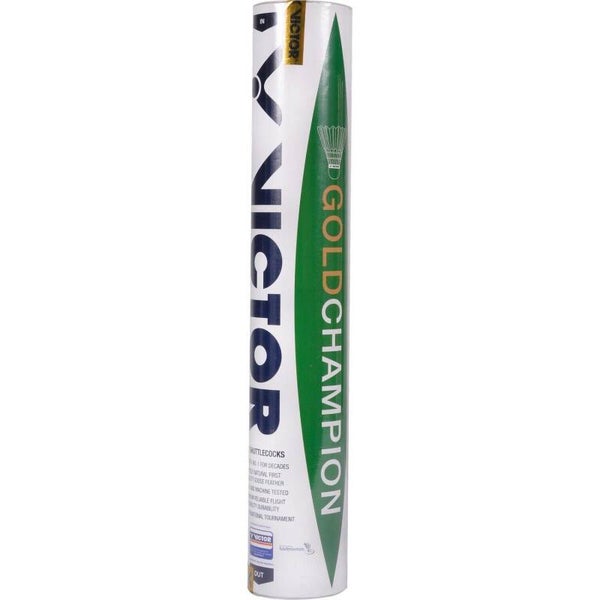 Victor Gold Champion Feather Shuttlecocks- 1 Dozen
