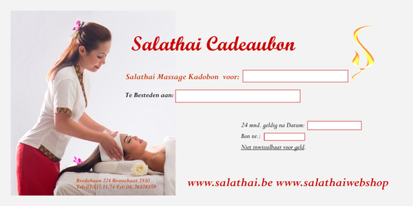 Salathai Heeeeeeel ontspannend Massage 90 minuten 1 pers