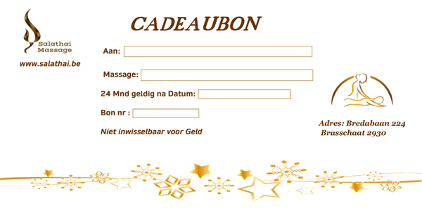 Salathai Heeeeeeel ontspannend Massage 90 minuten 1 pers