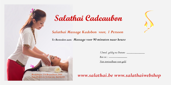 Cadeaubon voor 1 persoon voor 90 min.