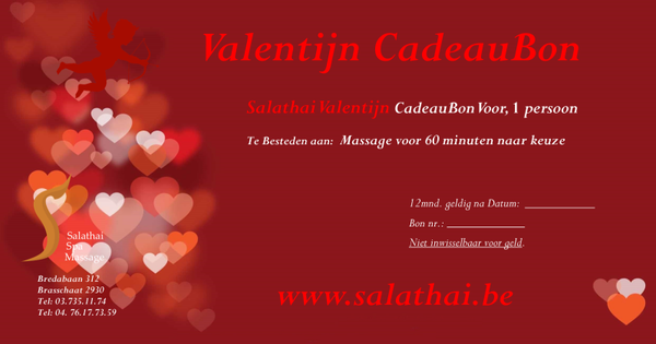 Salathai Valentijn Cadeaubon