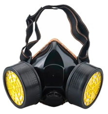 MASCARILLA DE SEGURIDAD DE DOBLE FILTRO