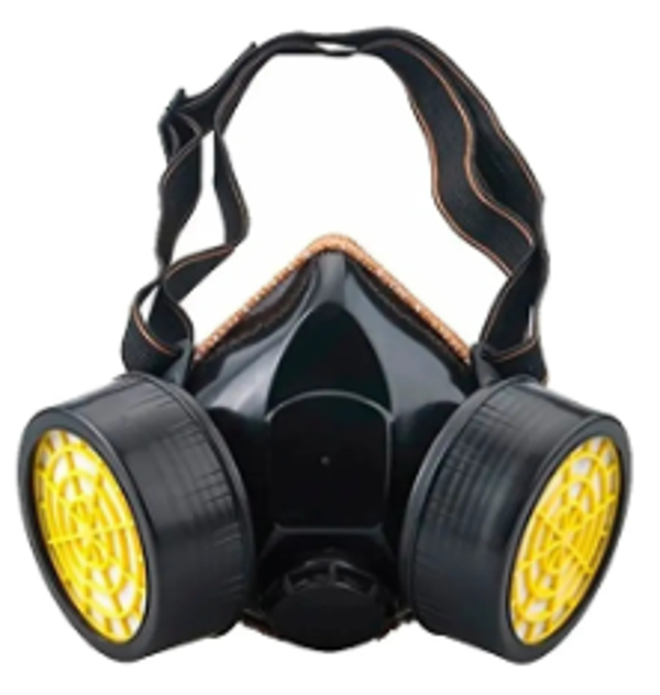 MASCARILLA DE SEGURIDAD DE DOBLE FILTRO