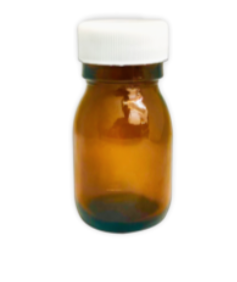 FRASCO  AMBAR 30 ML - PASTILLERO