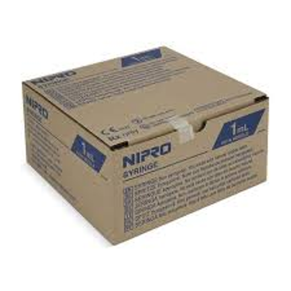 Jeringa de plástico de 1 ml con aguja 27G × 13mm para aplicación de Tuberculina(JD-01T2713)