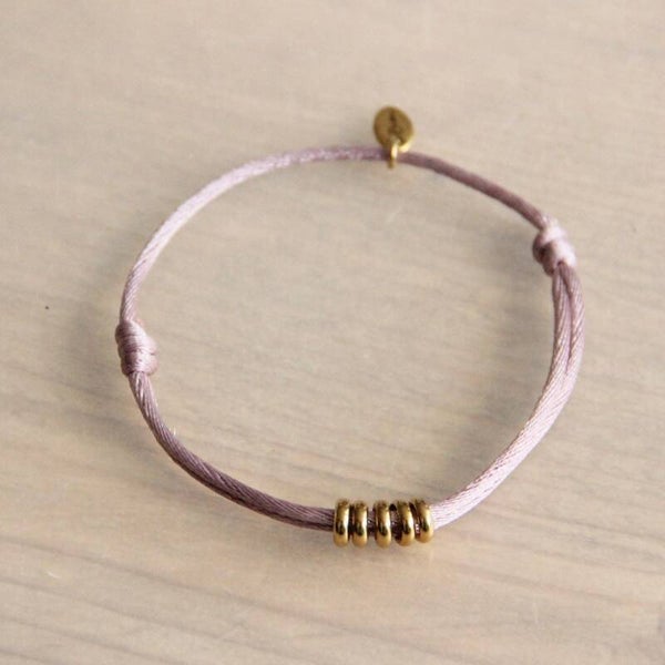 Bazou - Armband Lila Satin