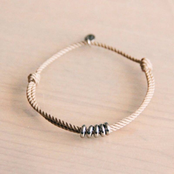 Bazou - Armband Twisted Taupe