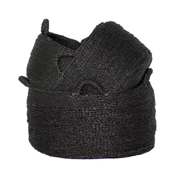 Bazar Bizar - Basket Quatre Mains set 3 black