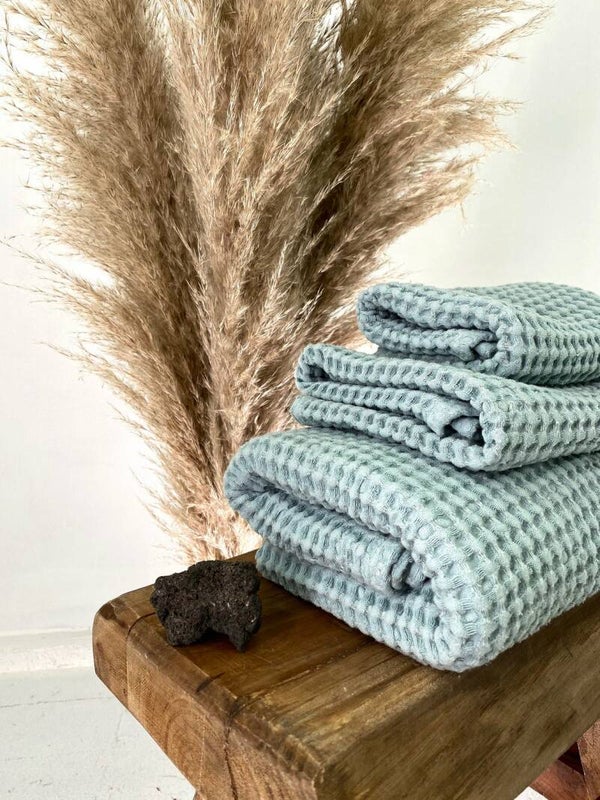 Bliss Linen - Towels Aqua