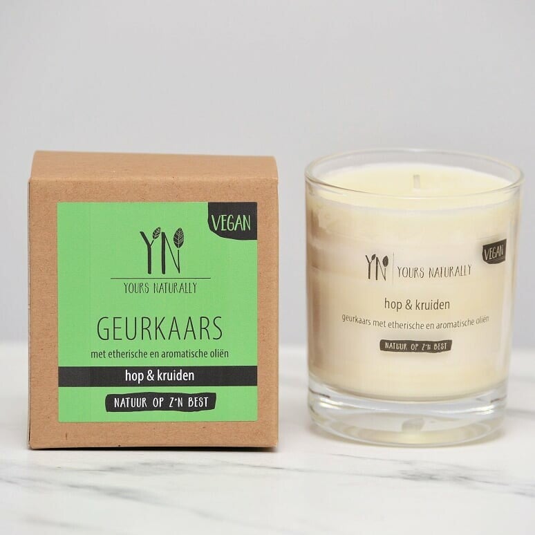 Geurkaars Hop & Kruiden