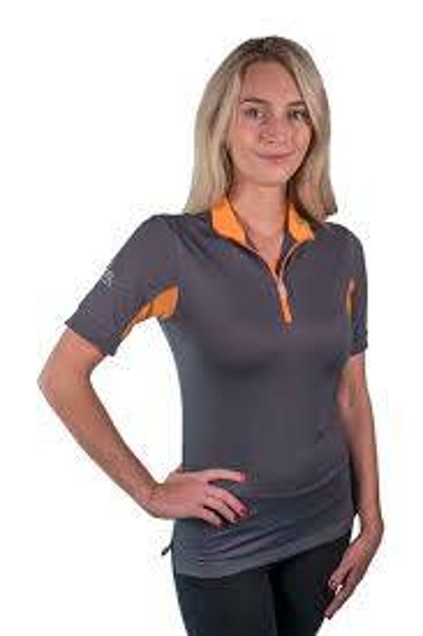 UV Shirt Grey-Orange