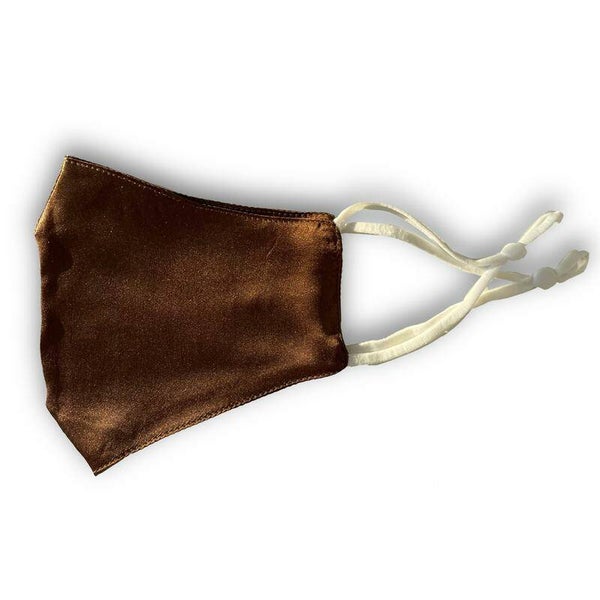 Yosmo - mondmasker zijde Brown