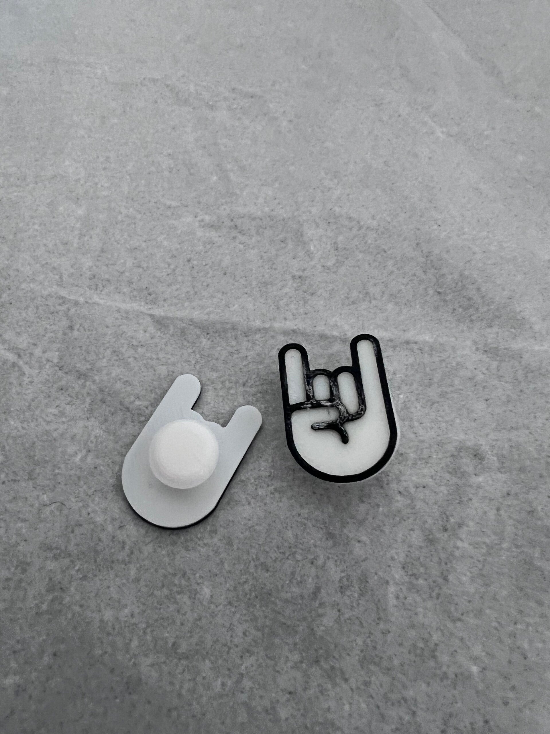 Hand Gesture Shoe Charm