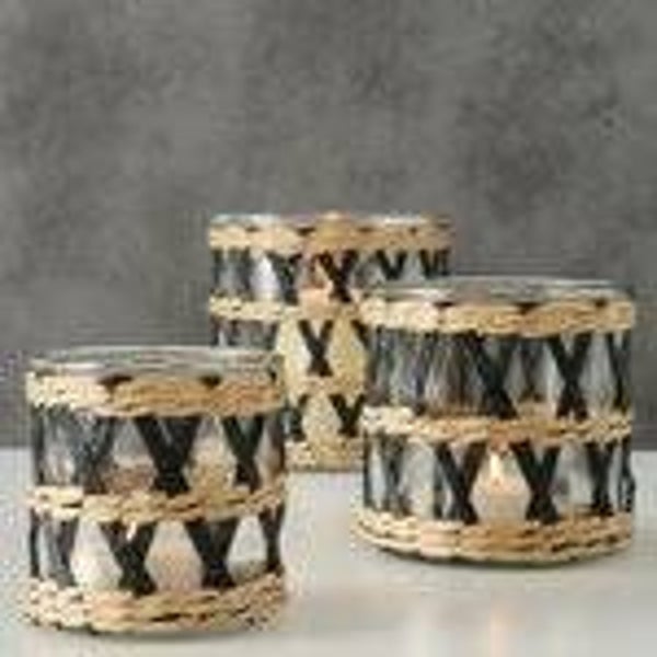 Photophore Zima, 3 pièces