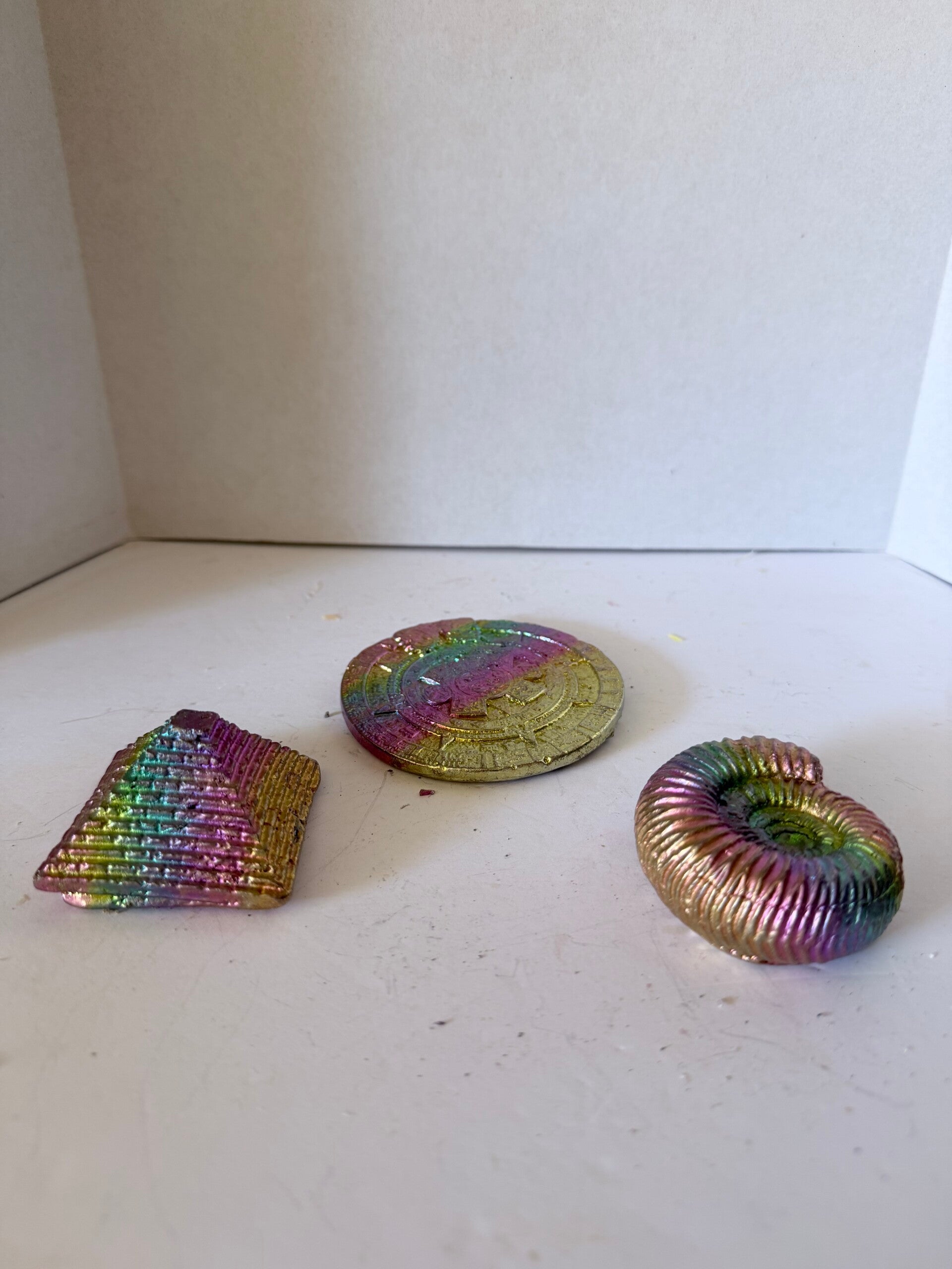 Bismuth Ammonite Crystal