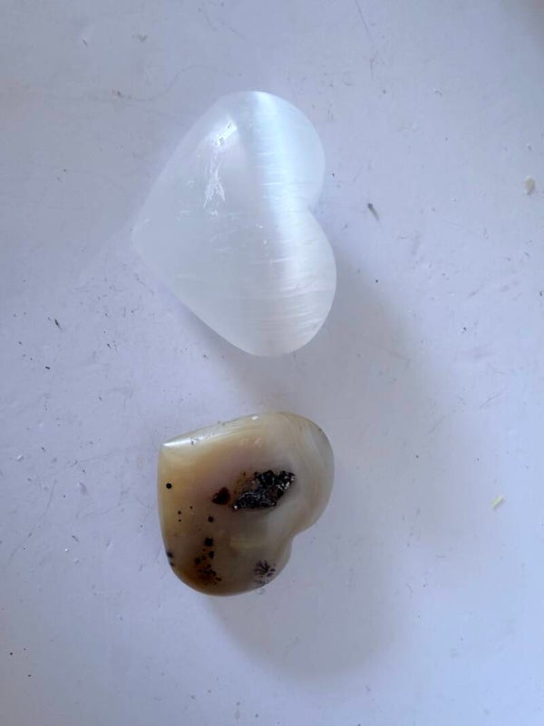 Selenite Crystal & Agate geode