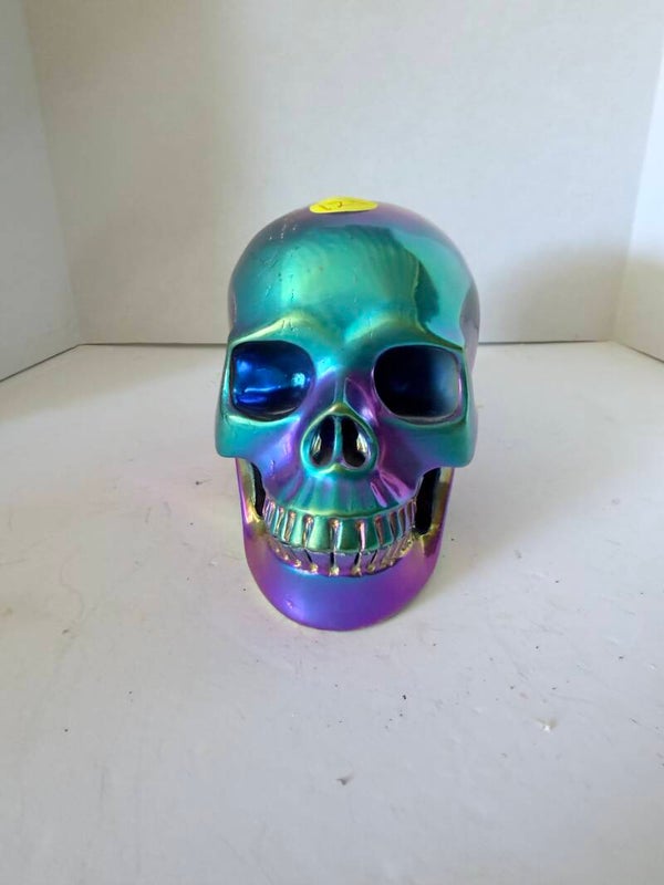 Large Rainbow skull w/baby skulls